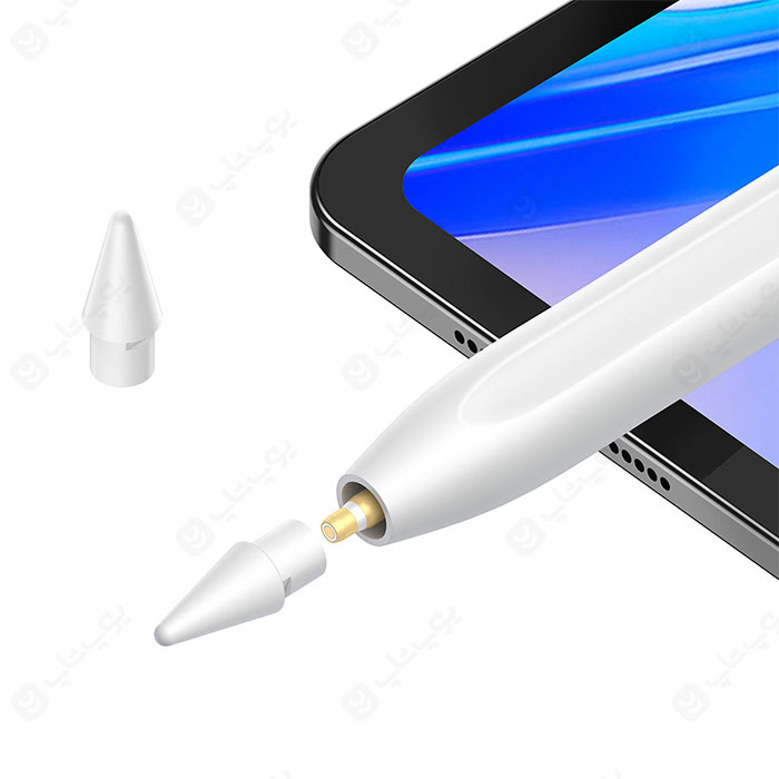 قلم لمسی استایلوس بیسوس مدل SXBC060002 با نوک قابل تعویض است.