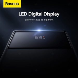 پاوربانک 30000mAh بیسوس مدل Star-Lord PPXJ060101 با نمایشگر LED می باشد.
