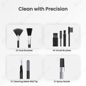 کیت تمیز کننده چند منظوره Clean N مدل Q10 محتوی انواع تمیز کننده ها است.