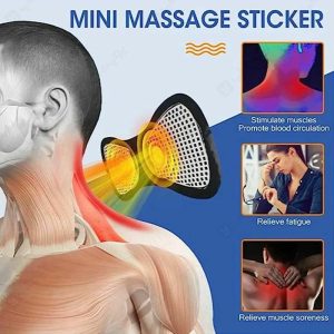 مینی ماساژور پروانه ای EMS با چسبندگی مناسب بر روی پوست بدن است.