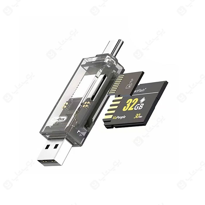 رم ریدر USB و تایپ C گودس مدل GD-DK006