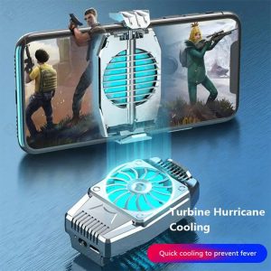 فن خنک کننده گوشی مدل H-15 دارای نورپردازی آبی می باشد.
