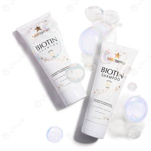شامپو تقویت کننده، نرم کننده و ضد ریزش موی بیوتین HAIRTAMIN Biotin Shapoo با قدرت تمیز کنندپی بالا است.