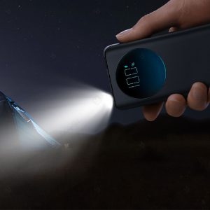 پاوربانک 20000mAh جویروم مدل JR-PBF02 دارای چراغ قوه برای شرایط اضطراری است.