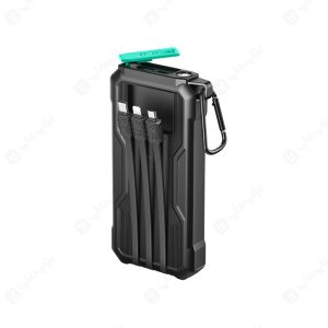 پاوربانک 10000mAh جویروم مدل JR-L016 دارای مقاومت در برابر ضربه و نفوذ ذرات گرد و غبار و آب می باشد.