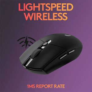 موس بی سیم گیمینگ لاجیتک مدل G305 با اتصال پایدار بی سیم است.