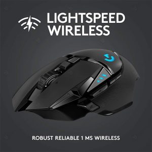 موس بی سیم گیمینگ لاجیتک مدل G502 LIGHTSPEED با اتصال بی سیم پایدار می باشد.