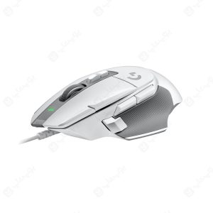 موس سیمی گیمینگ لاجیتک مدل G502 X در رنگ بندی سفید است.