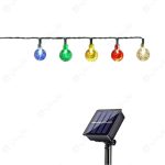 ریسه نورپردازی شارژ خورشیدی کومولو RGB به طول 7 متر می باشد.
