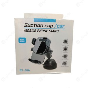 پایه نگهدارنده گوشی موبایل مدل RT-91A در بسته بندی عالی قرار دارد.