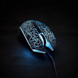ست موس و کیبورد سیمی گیمینگ رپو مدل V100S با حرکت روان می باشد.