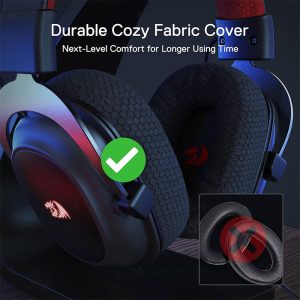 هدست گیمینگ بی سیم ردراگون مدل H510 PRO Zeus Pro 7.1 با طراحی ارگونومیک است.