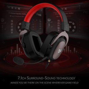 هدست گیمینگ سیمی ردراگون مدل H510 Zeus-X 7.1 با صدای 7.1 کانال است.