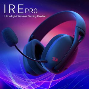 هدست گیمینگ بی سیم ردراگون مدل H848 IRE Pro 7.1 با طراحی ظاهری زیبا است.