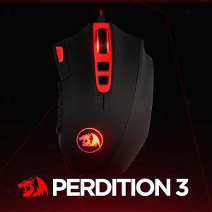 موس سیمی گیمینگ ردراگون مدل M901 Perdition3 با طراحی ظاهری زیبا است.