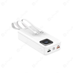 پاوربانک 30000mAh ریمکس مدل RPP-550 در رنگ بندی سفید