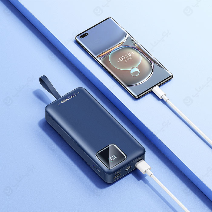 پاوربانک 30000mAh ریمکس مدل RPP-550 با قابلیت شارژ سریع می باشد.