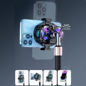 فن خنک کننده رادیاتوری گوشی موبایل مدل SL-07 دارای قابلیت چرخش 360 درجه می باشد.