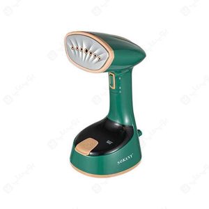 اتو بخار مسافرتی تاشو سوکانی مدل Sk-GT-3065 در رنگ بندی سبز است.