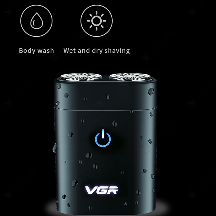 ماشین اصلاح شارژی ضدآب وی جی آر مدل VGR V-311 مقاوم در برابر نفوذ آب.
