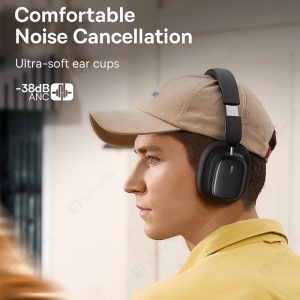 هدست گیمینگ بی سیم بیسوس مدل Bowie H1i A00050402113 با قابلیت نویز کنسلینگ می باشد.
