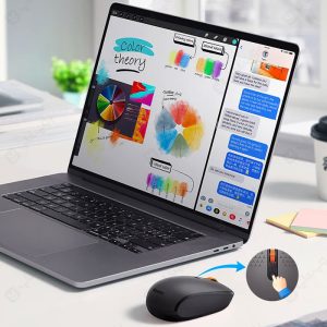 ماوس بی سیم بیسوس مدل F01A با دقت قابل تنظیم می باشد.