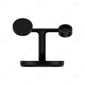 پایه نگهدارنده و شارژر بی‌سیم مگنتی بیسوس مدل Swan 3-in-1 WXTE000101