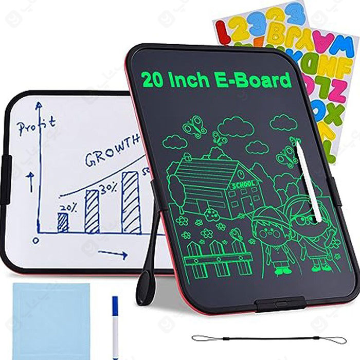 کاغذ دیجیتالی 20 اینچی گرین لاین مدل Drawing Board 2in1 با قابلیت رسم و یادداشت نویسی است.