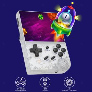 کنسول بازی قابل حمل گرین لاین مدل GL-35XX GP Pro دارای امکان اتصال به نمایشگر می باشد.