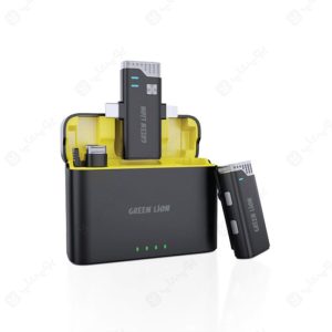 میکروفن یقه ای دوتایی تایپ C و لایتنینگ گرین لاین مدل GN 3IN1 MIC360D