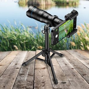کیت لنز گرین لاین مدل GN36XTELENS با سه پایه پایدار است.