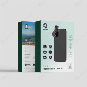 کیت لنز حرفه ای 6 در 1 گرین لاین مدل GN6N1ProLKT دارای بسته بندی مناسب است.