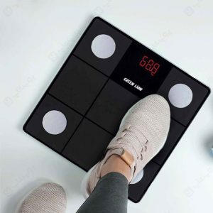 ترازو هوشمند گرین لاین مدل Smart Body Scale GNSFSCLE اندازه گیری با دقت 100 گرم می باشد.