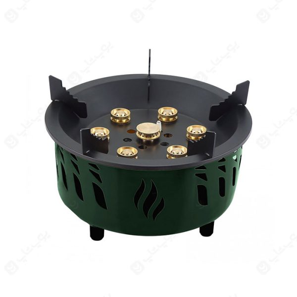 اجاق گاز کمپینگ گرین لاین مدل Seven Burner GN7BCMCTOVE با یک شعله است.