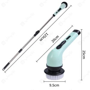 برس شستشو برقی چند منظوره مدل JY-6010 دارای قابلیت افزایش طول می باشد.