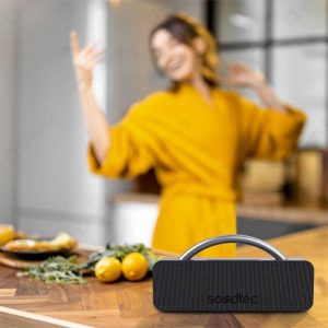اسپیکر بلوتوثی پرودو مدل Soundtec Avant مناسب برای داخل منزل است.