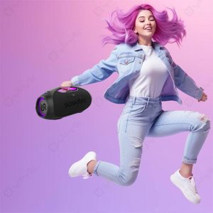 اسپیکر بلوتوثی پرودو مدل Soundtec PD-RUSH قابل استفاده در شرایط مختلف می باشد.