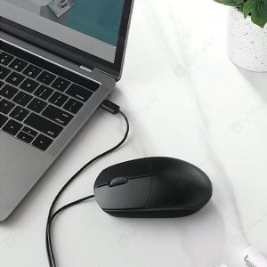 موس سیمی رپو مدل N100C با رابط تایپ C است.