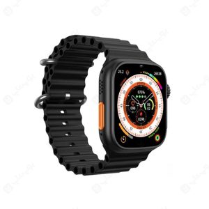 ساعت هوشمند سیم کارت خور تلزیل مدل TC4G با دوربین دوتایی در رنگ بندی مشکی است.