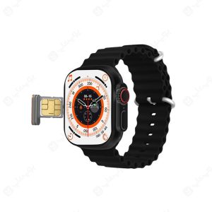 ساعت هوشمند سیم کارت خور تلزیل مدل TC5G در رنگ بندی مشکی است.