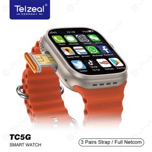 ساعت هوشمند سیم کارت خور تلزیل مدل TC5G با ورودی سیم کارت است.
