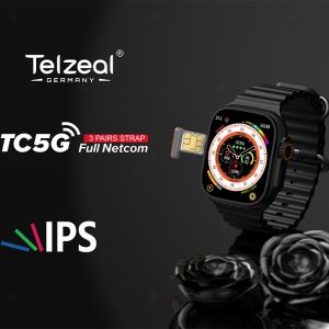ساعت هوشمند سیم کارت خور تلزیل مدل TC5G دارای نمایشگر IPS می باشد.