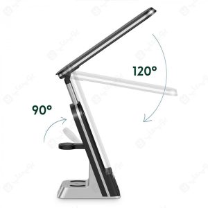 چراغ مطالعه و شارژر وایرلس 7in1 گرین لاین مدل GN7IN1WC15WBK با ویژگی‌های ایمنی مانند حفاظت در برابر گرما، اتصال کوتاه و ولتاژ بالا، این شارژر بی‌سیم اطمینان از ایمنی دستگاه‌های شما حین شارژ را فراهم می‌کند.