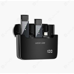 میکروفن یقه ای دوتایی لایتنینگ گرین لاین مدل GN2IN1DDMLTBK