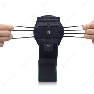 بازوبند نگهدارنده موبایل دویا مدل EL071 ساخته شده با مواد اولیه با کیفیت است.