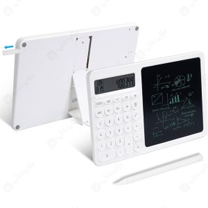 ماشین حساب و رایتینگ پد گرین لاین مدل GNCALCWPAD دارای استند می باشد.
