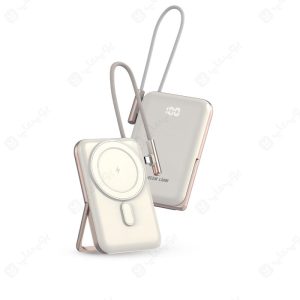 Green Lion GL-PB32 GNMTMAGPB Monte Carlo 10000mAh Magsafe Power Bank در رنگ بندی بژ می باشد.