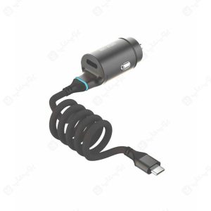 شارژر فندکی 45 وات گرین لاین مدل GL-318 GNCC45WPDTC با کابل 1.2 متری تایپ C