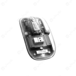 موس بی سیم شفاف گرین لاین مدل Transparent GNTRAMOUSE
