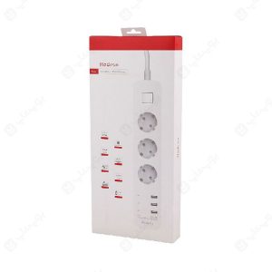 سه راهی برق ارت دار هادرون مدل Hadron P323 در بسته بندی مناسب قرار دارد.